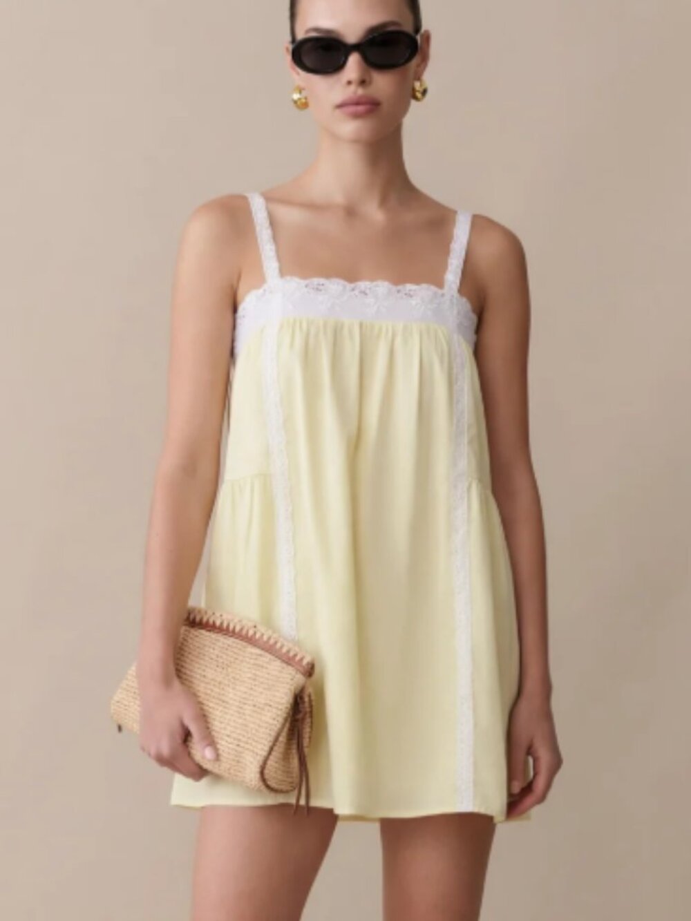 Kourt Florence Mini Dress sz S Butter NWT